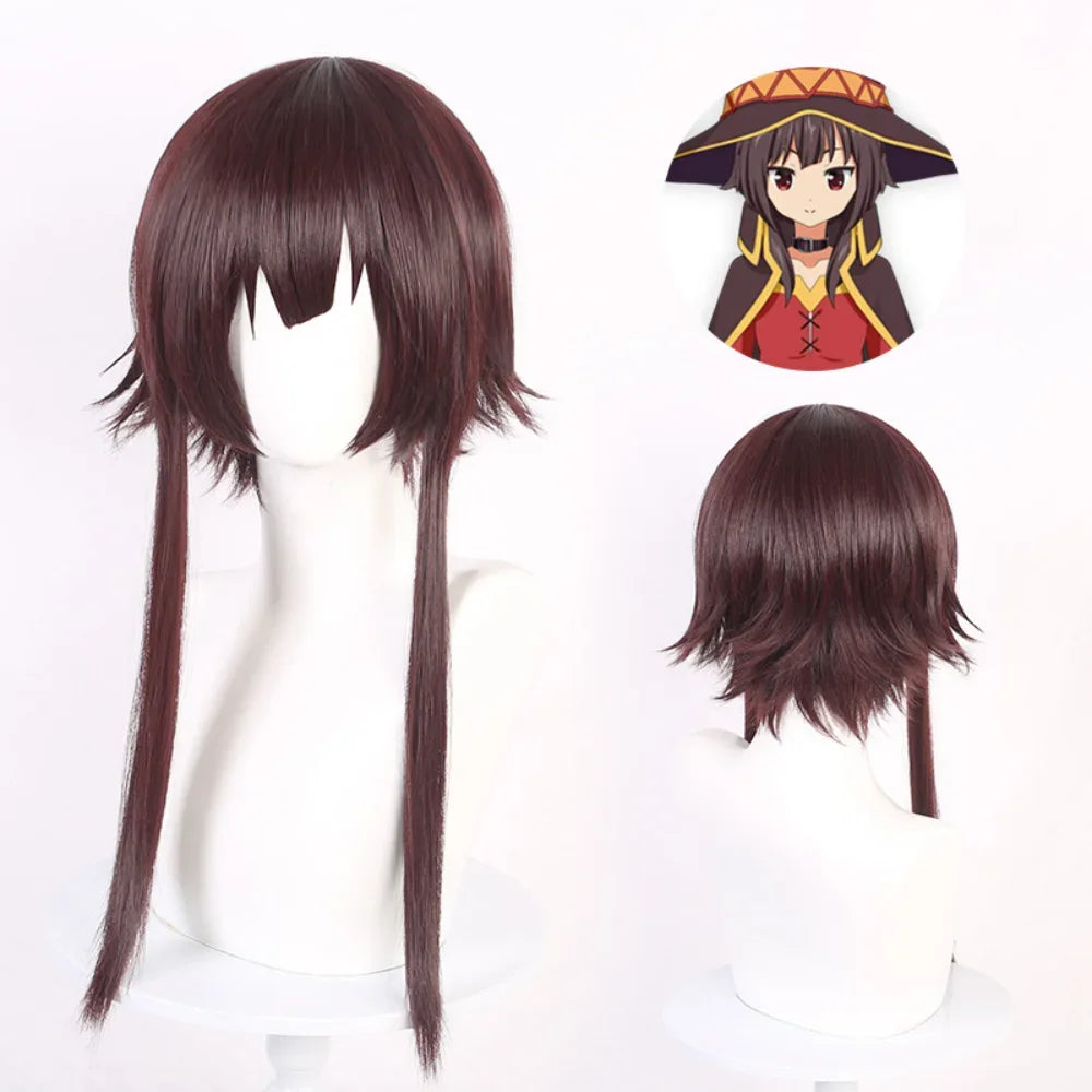 Megumin Cosplay Set – KonoSuba Witch Dress with Wig & Accessories