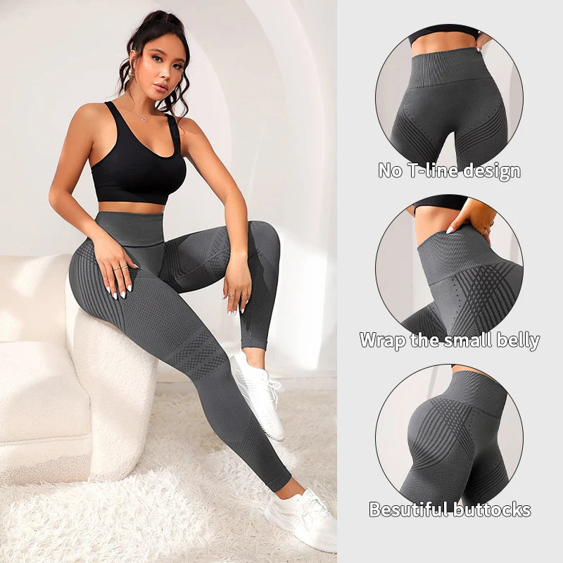 high-Waisted Curve-Lift Sports Leggings
