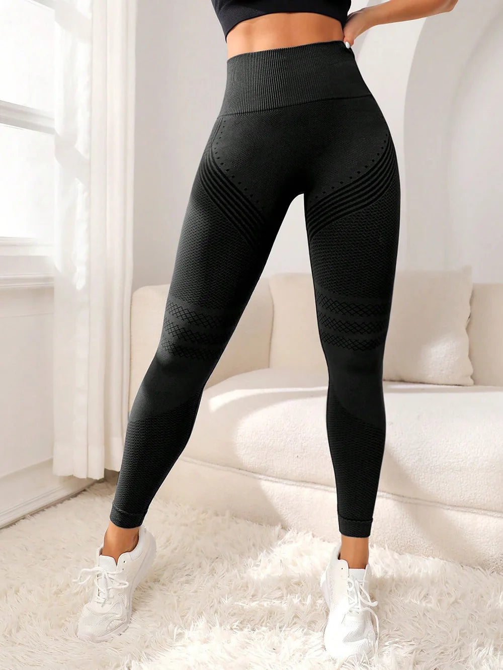 high-Waisted Curve-Lift Sports Leggings