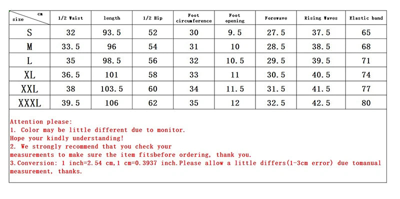 Measurement chart for shoe sizes with text at the bottom