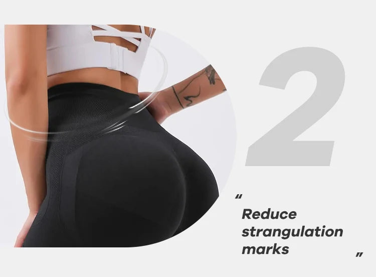CZGUKE High‑Waist Scrunch Booty Yoga Shorts