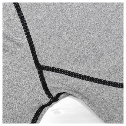 Close-up of a textured gray surface with black zipper