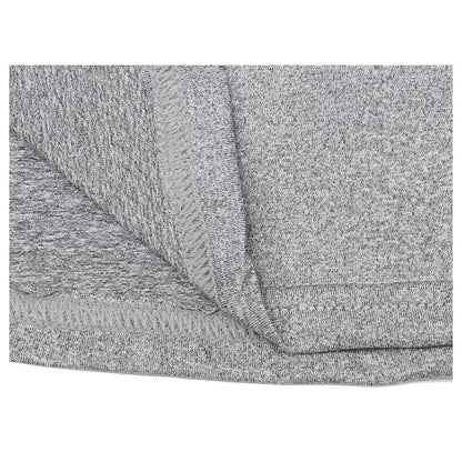 Gray textured fabric on a white background