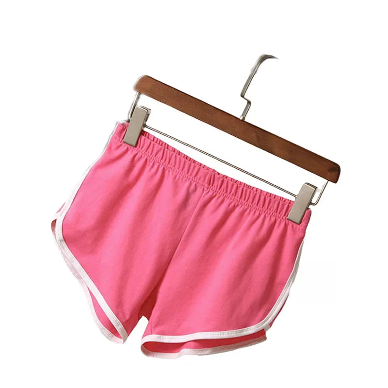 Women’s breathable sports shorts for fitness, running, yoga, and cycling workouts