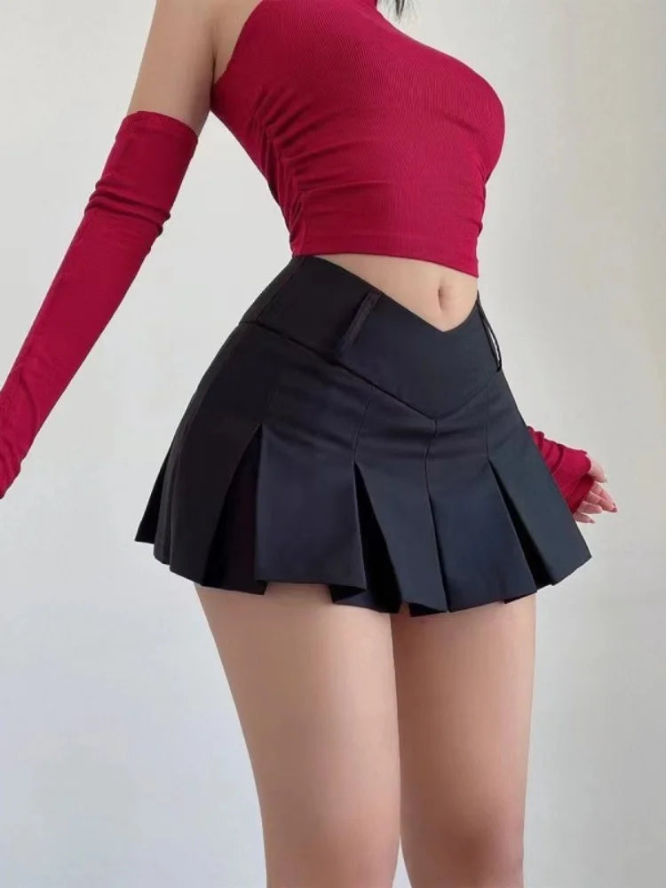 Y2K High Waisted Mini Skirt