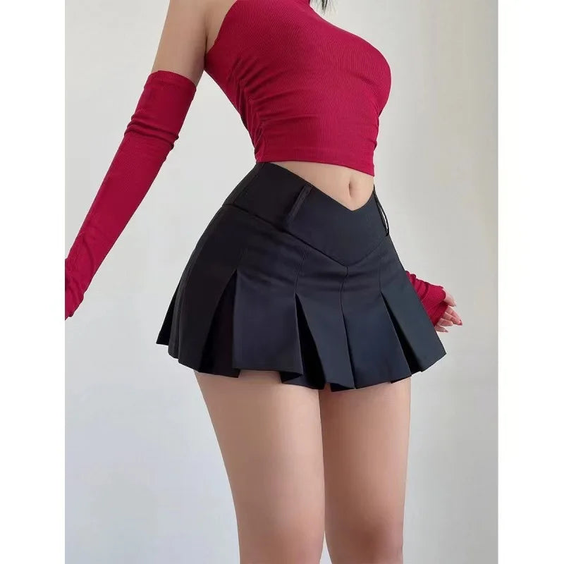 Y2K High Waisted Mini Skirt