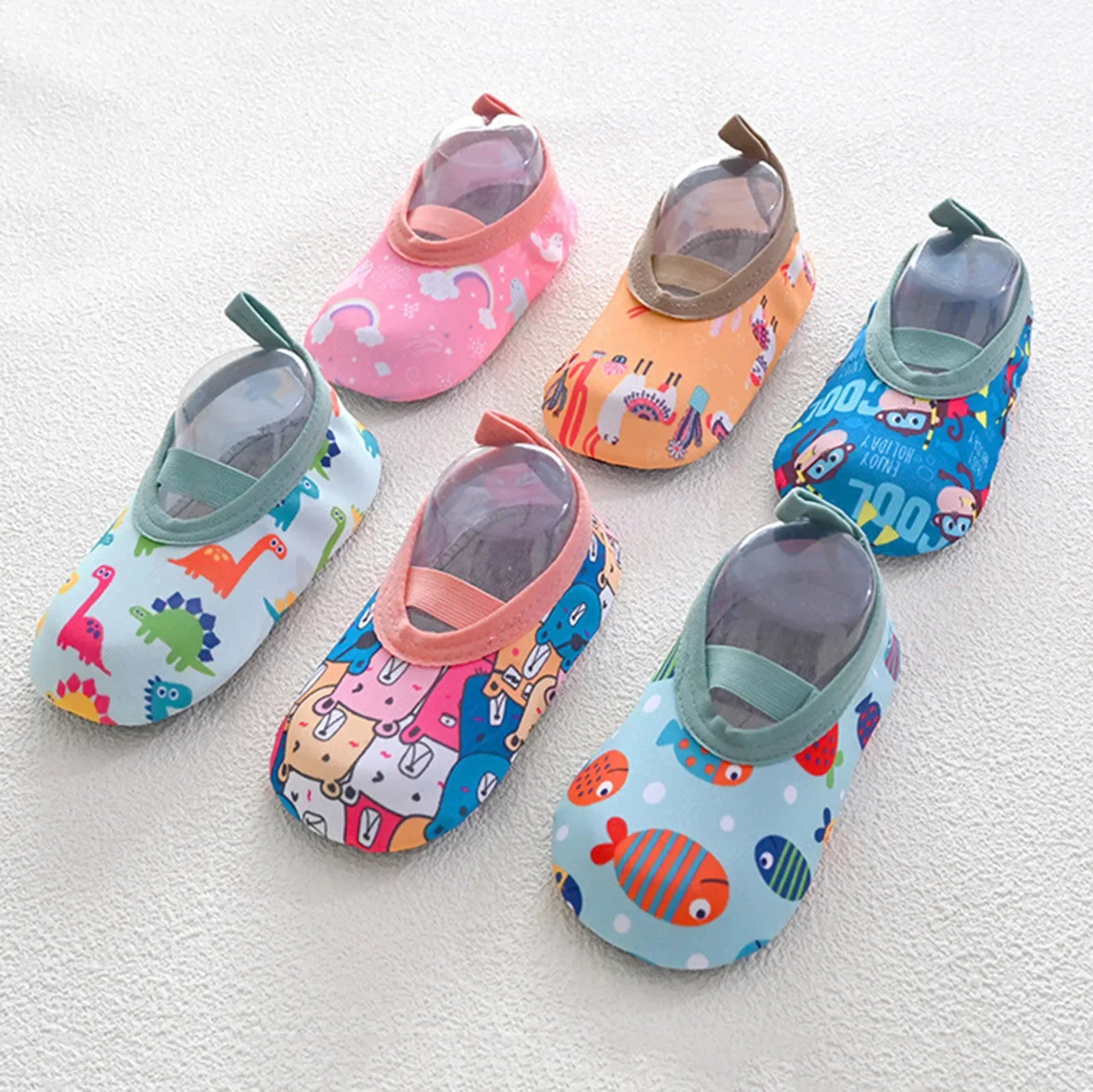 Unisex kids water shoes, lightweight quick-dry toddler aqua sneakers with non-slip soles for babies and toddlers