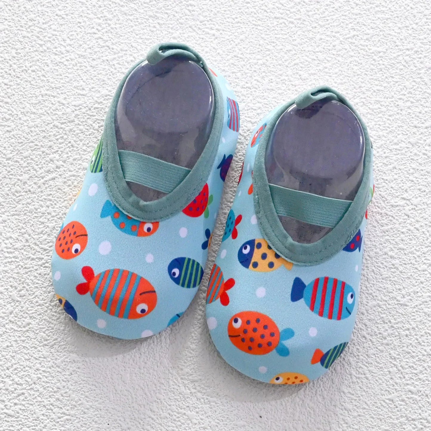 Unisex kids water shoes, lightweight quick-dry toddler aqua sneakers with non-slip soles for babies and toddlers