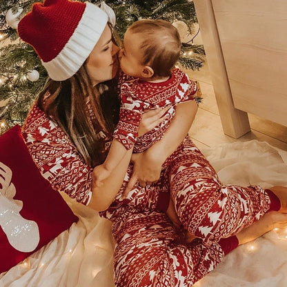 Mommy and Me matching Christmas pajamas set for adults and kids, soft and cozy holiday sleepwear 2023

