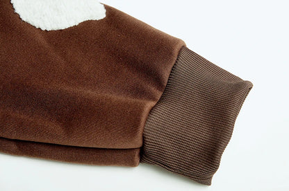 Brown fabric with a textured pattern on a white background