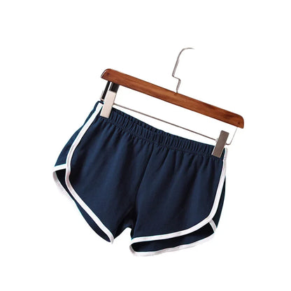 Women’s breathable sports shorts for fitness, running, yoga, and cycling workouts