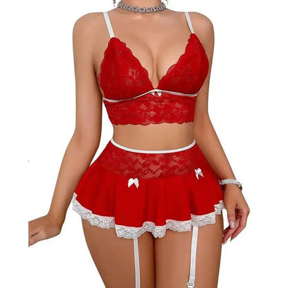 Sexy Cosplay Uniform Lingerie Set