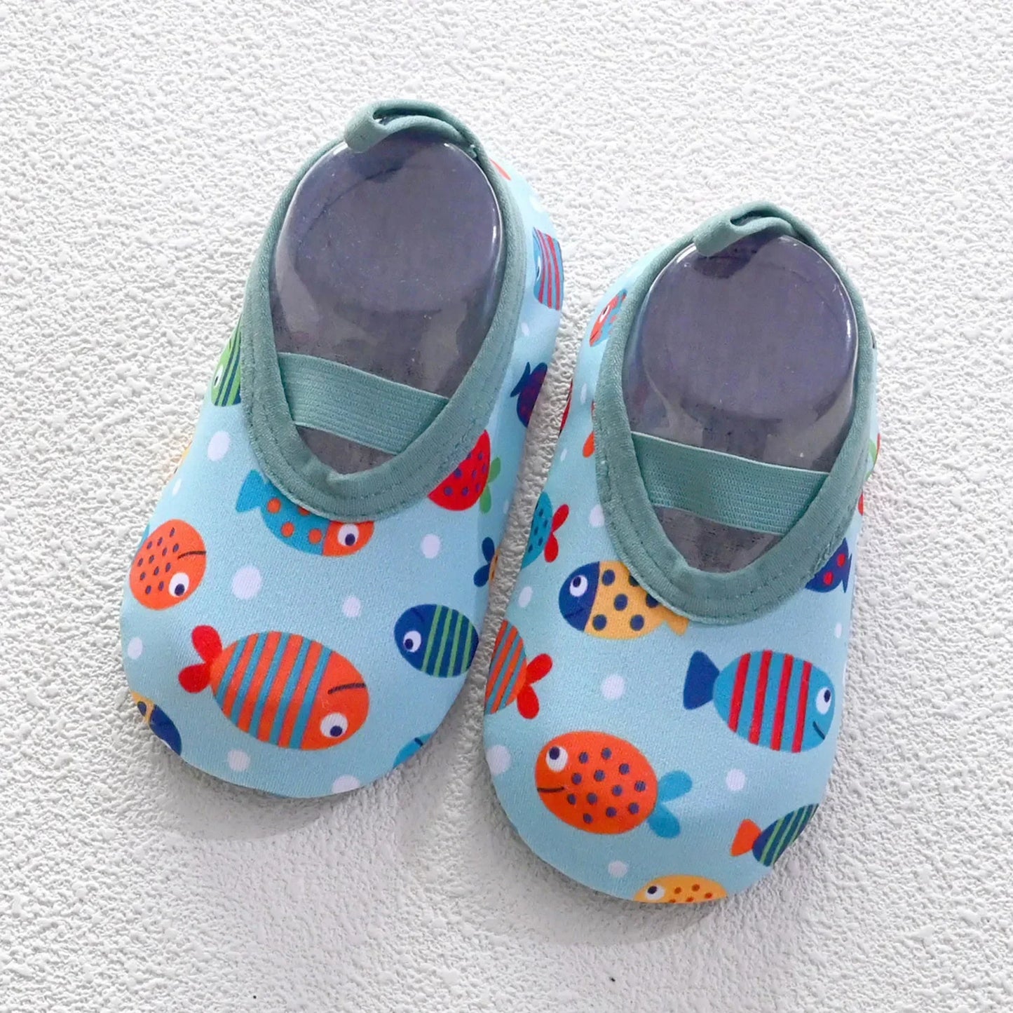 Unisex kids water shoes, lightweight quick-dry toddler aqua sneakers with non-slip soles for babies and toddlers