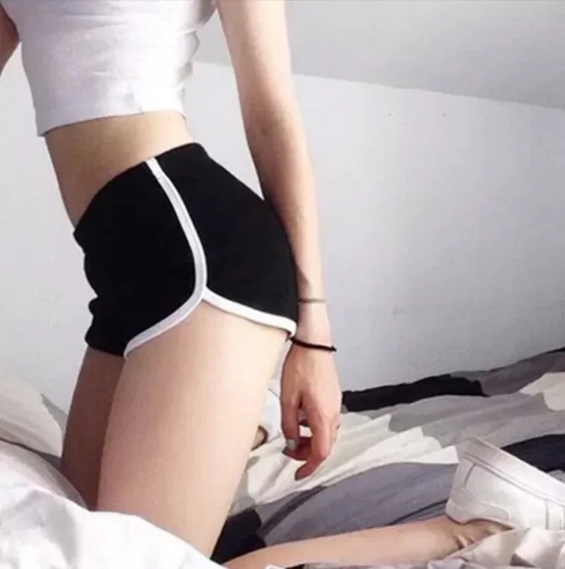 Women’s breathable sports shorts for fitness, running, yoga, and cycling workouts
