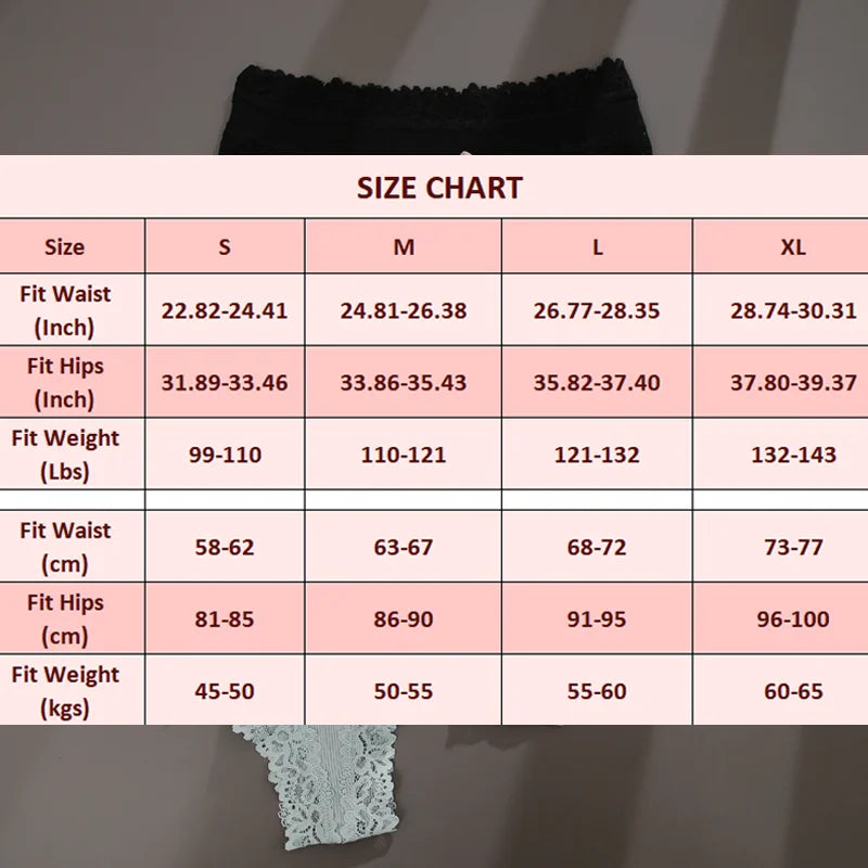 5pcs women’s cotton floral lace panties set with soft patchwork briefs