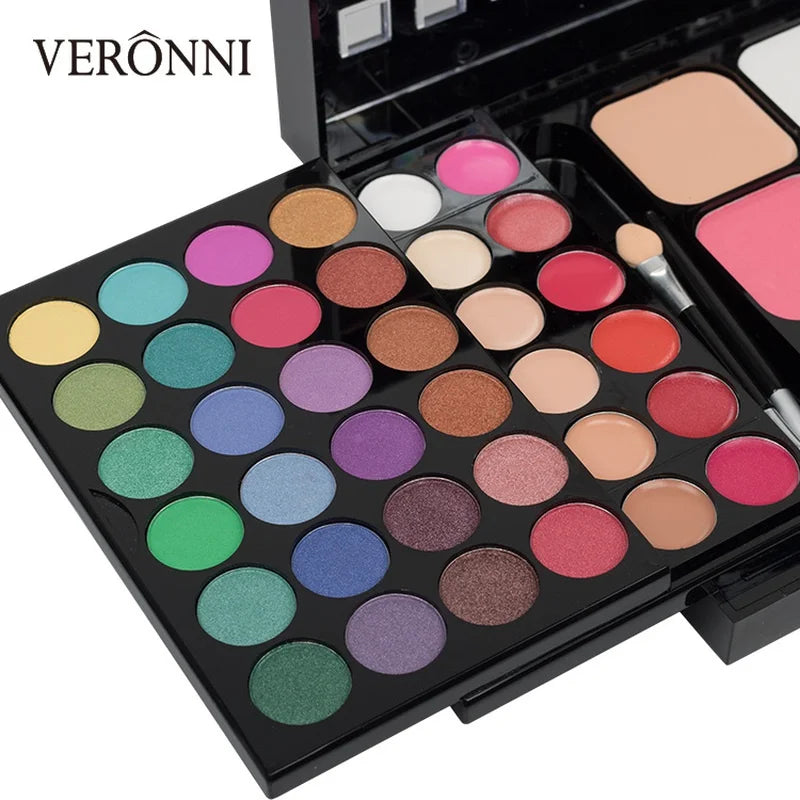 Makeup palette with Veronni branding on a white background