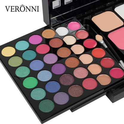 Makeup palette with Veronni branding on a white background