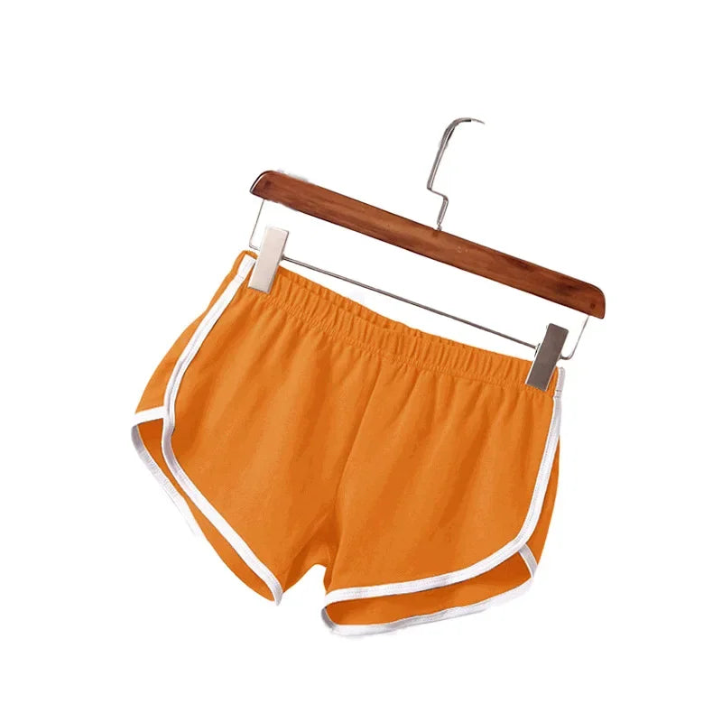 Women’s breathable sports shorts for fitness, running, yoga, and cycling workouts