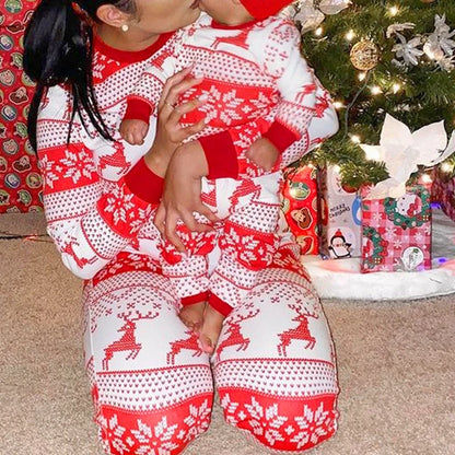 Mommy and Me matching Christmas pajamas set for adults and kids, soft and cozy holiday sleepwear 2023