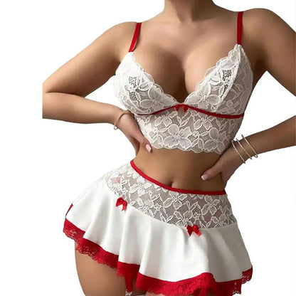 Sexy Cosplay Uniform Lingerie Set