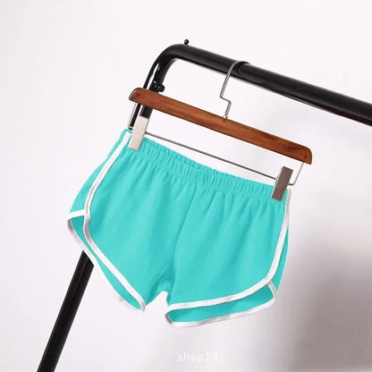 Women’s breathable sports shorts for fitness, running, yoga, and cycling workouts