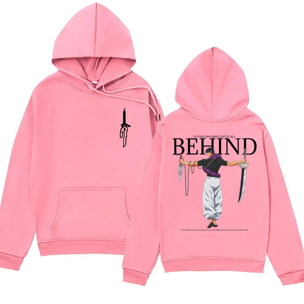 Manga Jujutsu Kaisen Fushiguro Toji anime printed plus size hoodie for men