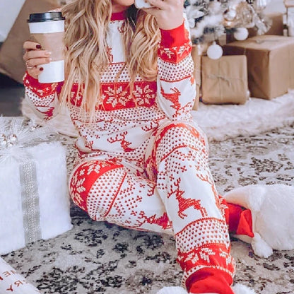 Mommy and Me Christmas Pajamas Set – Soft Family Sleepwear for Adults & Kids Holiday Outfit