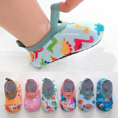 Unisex kids water shoes, lightweight quick-dry toddler aqua sneakers with non-slip soles for babies and toddlers