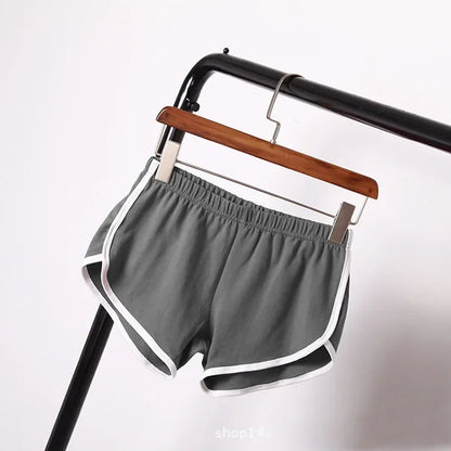 Women’s breathable sports shorts for fitness, running, yoga, and cycling workouts