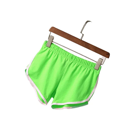 Women’s breathable sports shorts for fitness, running, yoga, and cycling workouts