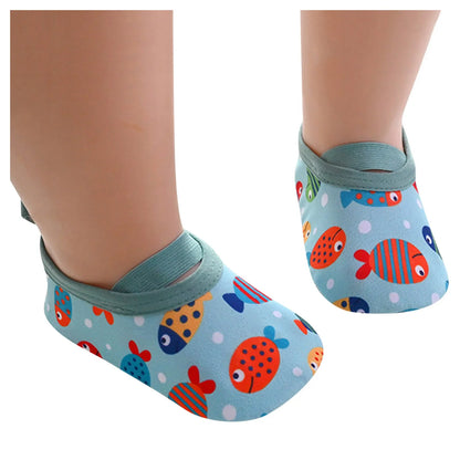 Unisex kids water shoes, lightweight quick-dry toddler aqua sneakers with non-slip soles for babies and toddlers