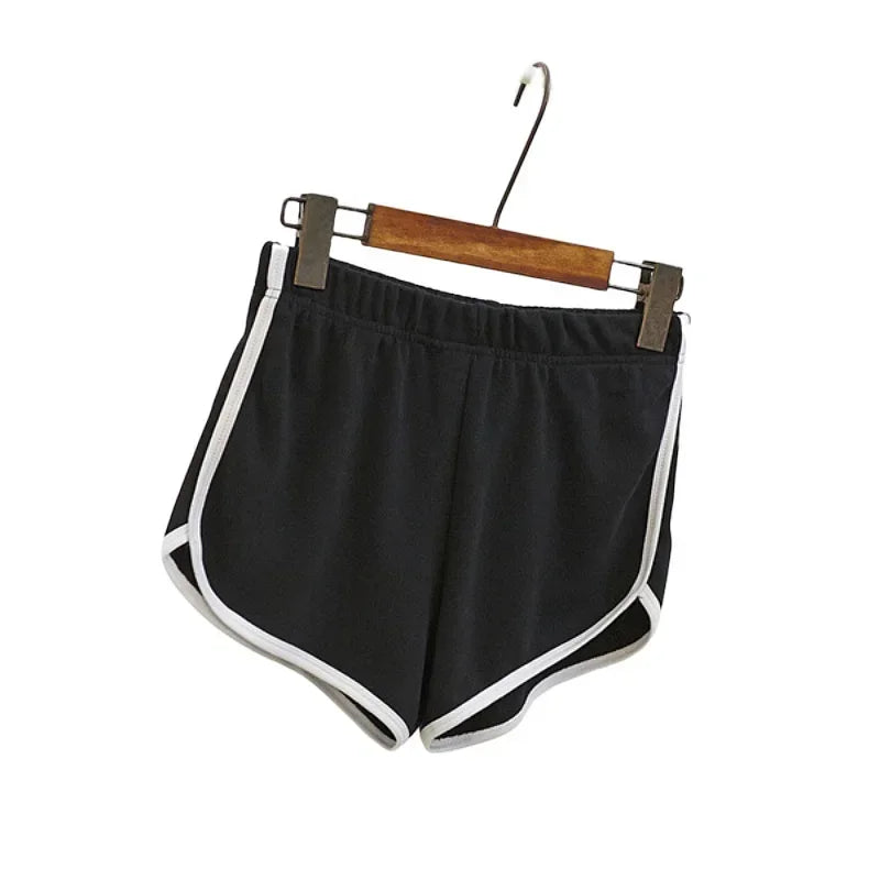 Women’s breathable sports shorts for fitness, running, yoga, and cycling workouts
