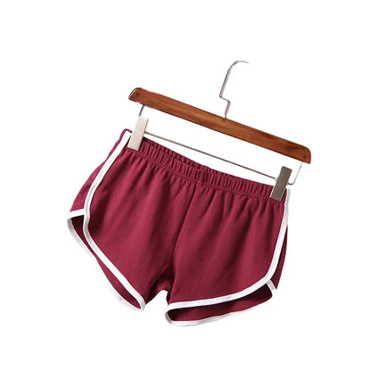 Women’s breathable sports shorts for fitness, running, yoga, and cycling workouts