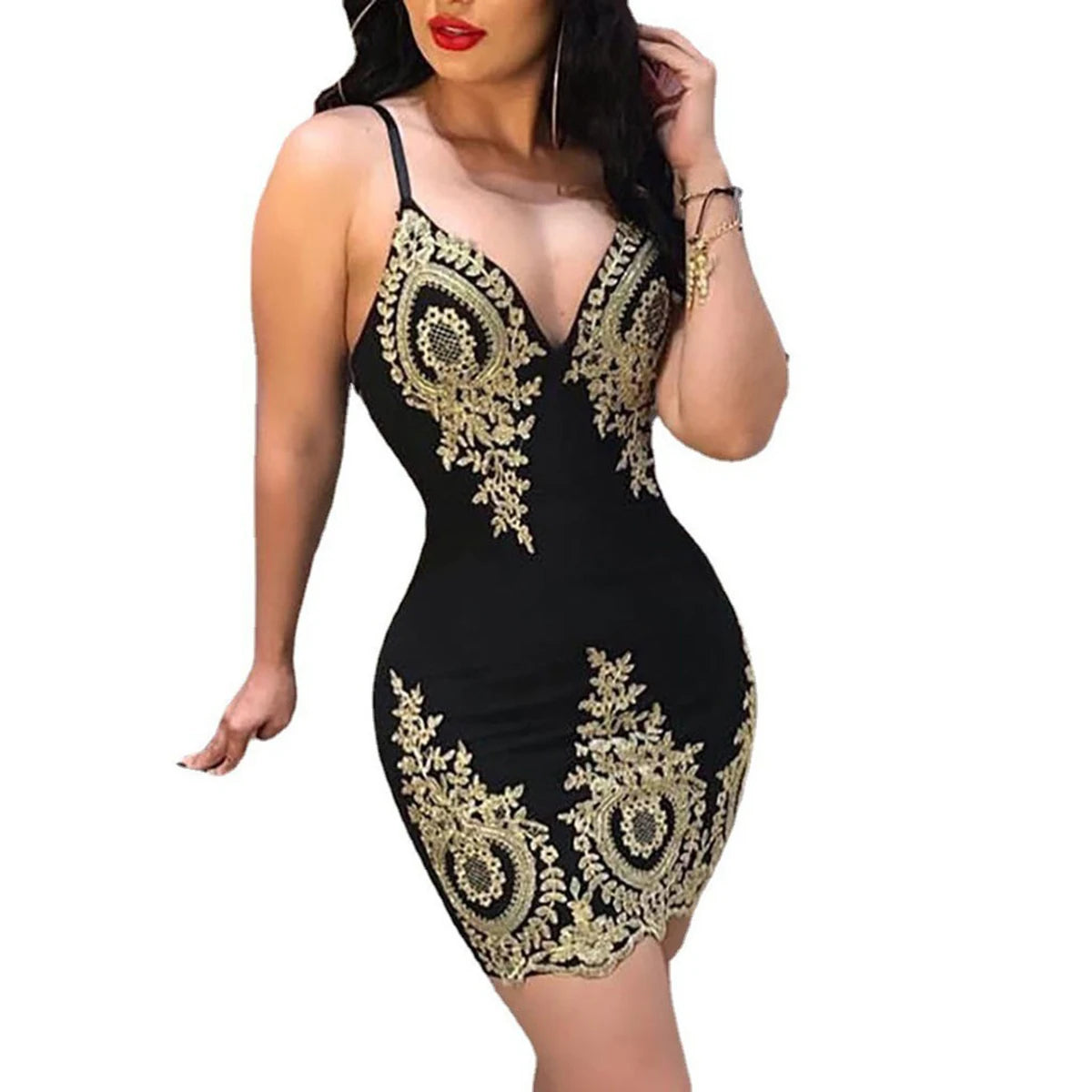 ummer halter mini dress with low neckline and halter back, breathable sleeveless slim fit party dress for women