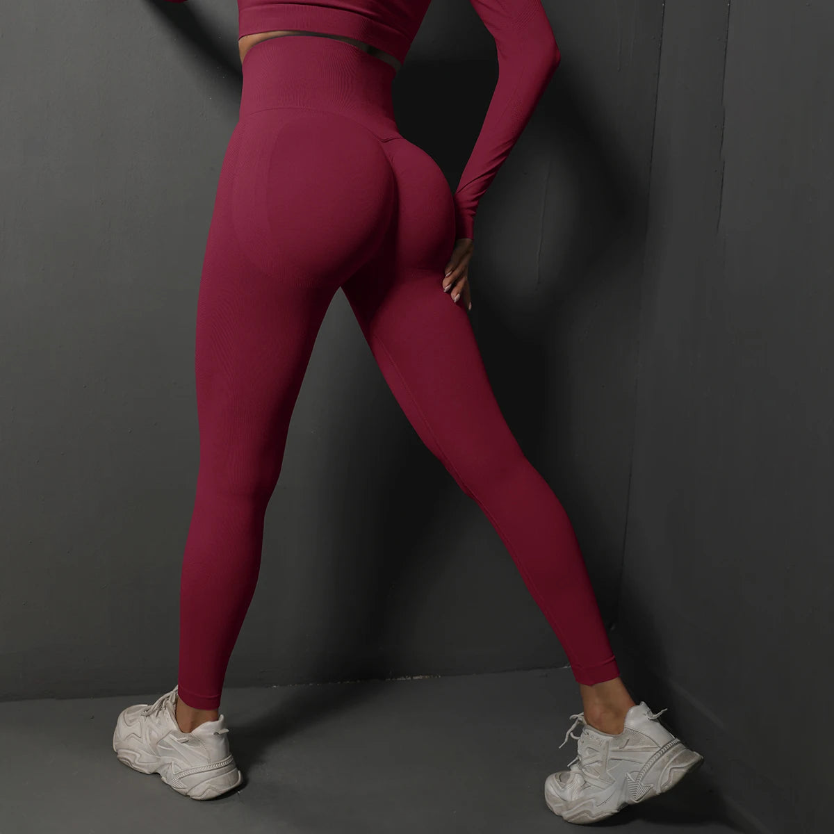 Seamless High Waist Gym Leggings – Sexy Booty Lifting Yoga Pants for Women