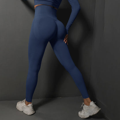 Seamless High Waist Gym Leggings – Sexy Booty Lifting Yoga Pants for Women