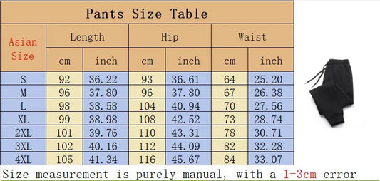 Autumn-Winter Unisex Jogger Sweatpants – Breathable Cotton Fitness & Casual Trousers (S–4XL)