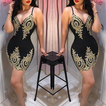 ummer halter mini dress with low neckline and halter back, breathable sleeveless slim fit party dress for women
