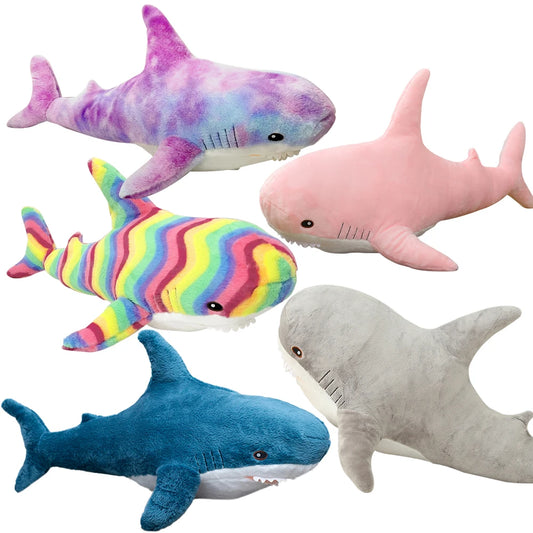 Multi Sized Shark Plushy