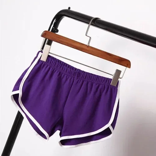 Women’s breathable sports shorts for fitness, running, yoga, and cycling workouts