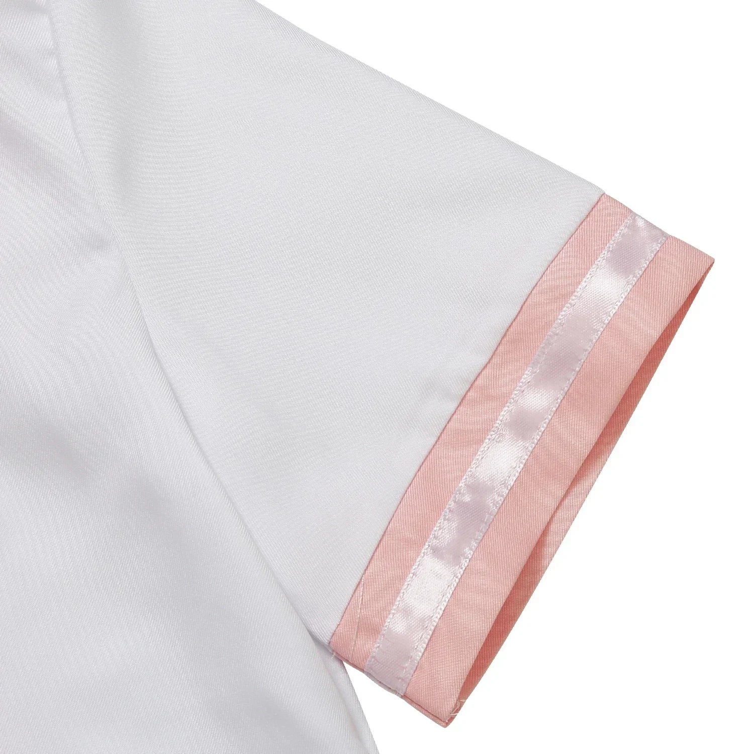 Japanese Seifuku pink sailor cosplay uniform with pleated skirt, blouse, and socks set for anime costume or kawaii fashion