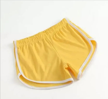 Women’s breathable sports shorts for fitness, running, yoga, and cycling workouts